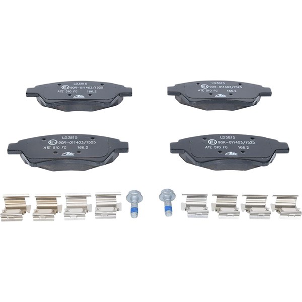 ATE Bromsbeläggsats, Framaxel Ate ceramic - P294346 - renault - OE 41 06 012 41R, 41 06 087 13R, 77 01 207 184