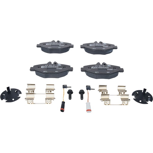 ATE Bromsbeläggsats, Framaxel Ate ceramic - P294365 - mercedes-benz - OE 003 420 65 20, 003 420 99 20, 004 420 79 20