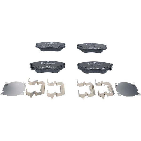 ATE Bromsbeläggsats, Framaxel Ate ceramic - P294381 - chevrolet, opel, saab, vauxhall - OE 13237750, 13312895, 16 05 236