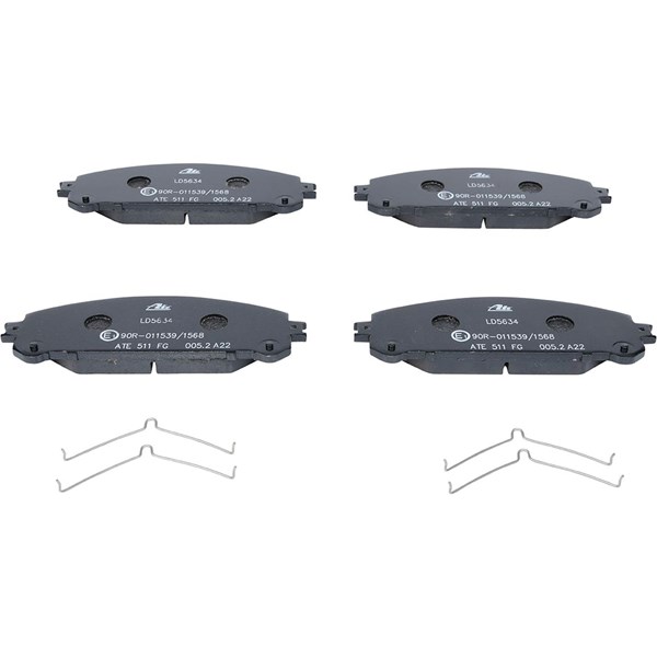 ATE Bromsbeläggsats, Framaxel Ate ceramic - P577536 - lexus, toyota - OE 04465-33490, 04465-48150, 04465-48160