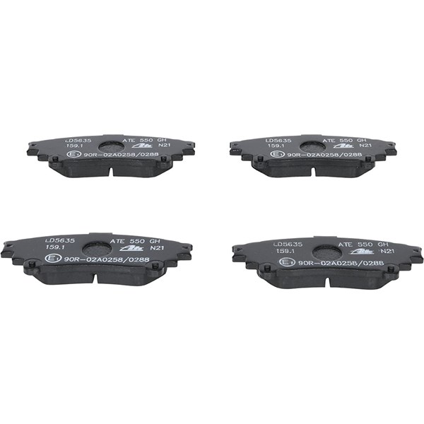 ATE Bromsbeläggsats, Bakaxel Ate ceramic - P577537 - lexus rx, toyota prius plus, prius plus van - OE 04466-47070, 04466-48130, 04466-48140