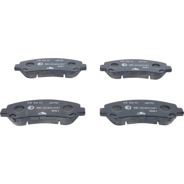 ATE Bromsbeläggsats, Framaxel Ate ceramic - P294383 - nissan, suzuki - OE 55810-57L50, D1060-JD00A, D1060-JD00J