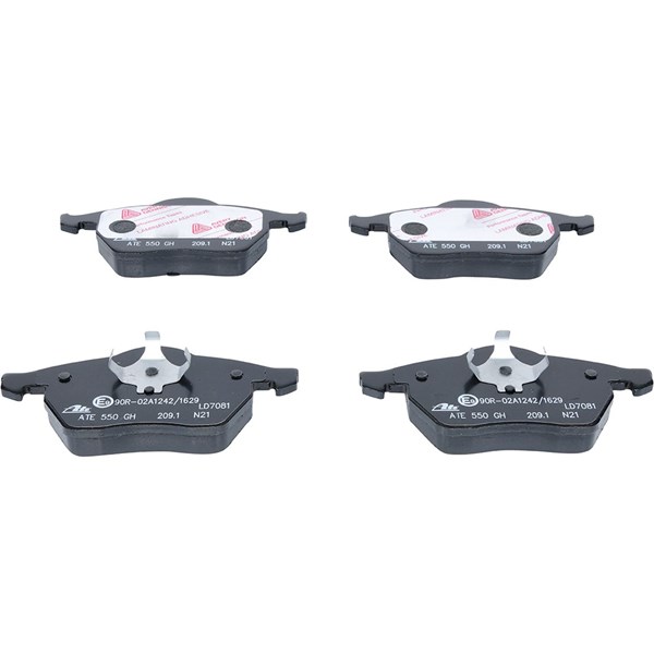 ATE Bromsbeläggsats, Framaxel Ate ceramic - P294387 - audi, seat, skoda, vw - OE 1J0 698 151 L, 3A0 698 151 A, 3A0 698 151