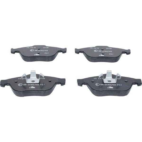 ATE Bromsbeläggsats, Framaxel Ate ceramic - P294406 - renault - OE 41 06 076 13R, 77 01 206 599, 77 01 208 182