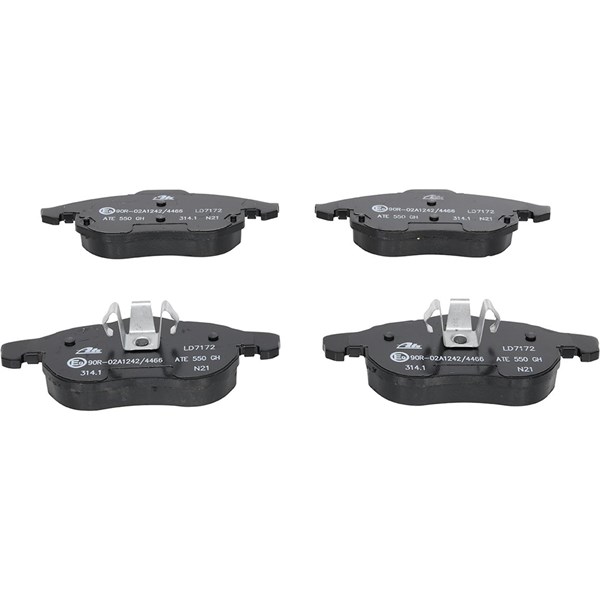 ATE Bromsbeläggsats, Framaxel Ate ceramic - P294415 - fiat, opel, saab, vauxhall - OE 12765397, 12800120, 12803551