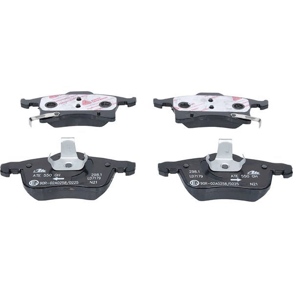 ATE Bromsbeläggsats, Framaxel Ate ceramic - P294418 - opel, vauxhall - OE 16 05 080, 16 05 099, 16 05 177