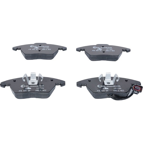 ATE Bromsbeläggsats, Framaxel Ate ceramic - P294420 - audi, seat, skoda, vw - OE 1K0 698 151 C, 1K0 698 151 E, 1K0 698 151