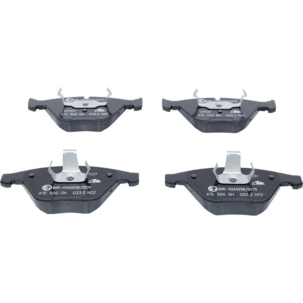 ATE Bromsbeläggsats, Framaxel Ate ceramic - P294450 - bmw - OE 34 11 6 776 161, 34 11 6 783 542