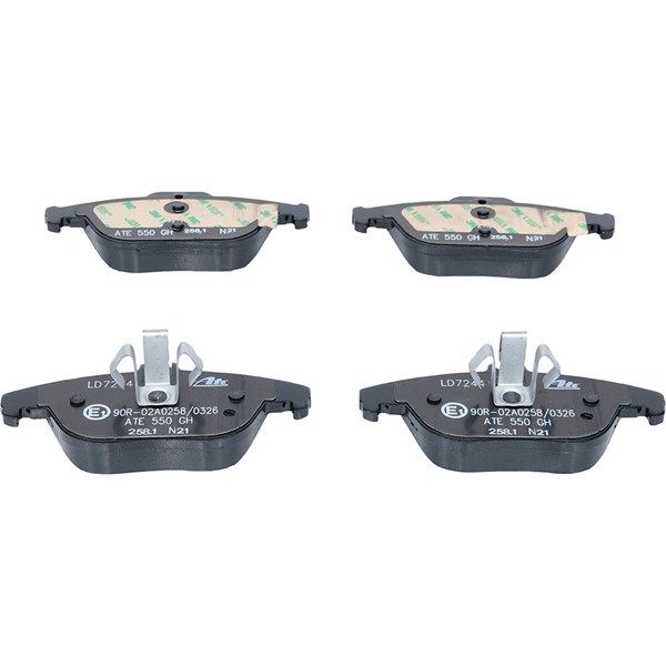ATE Bromsbeläggsats, Bakaxel Ate ceramic - P294455 - mercedes-benz - OE 005 420 07 20, 005 420 42 20, 005 420 43 20