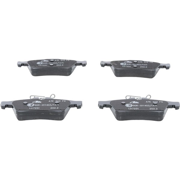 ATE Bromsbeläggsats, Bakaxel Ate ceramic - P294457 - renault - OE 44 06 000 02R, 44 06 016 89R, 86 71 016 711