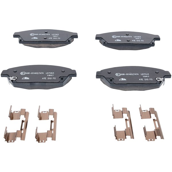 ATE Bromsbeläggsats, Framaxel Ate ceramic - P294463 - chevrolet, opel, vauxhall - OE 13301234, 13412810, 16 05 178