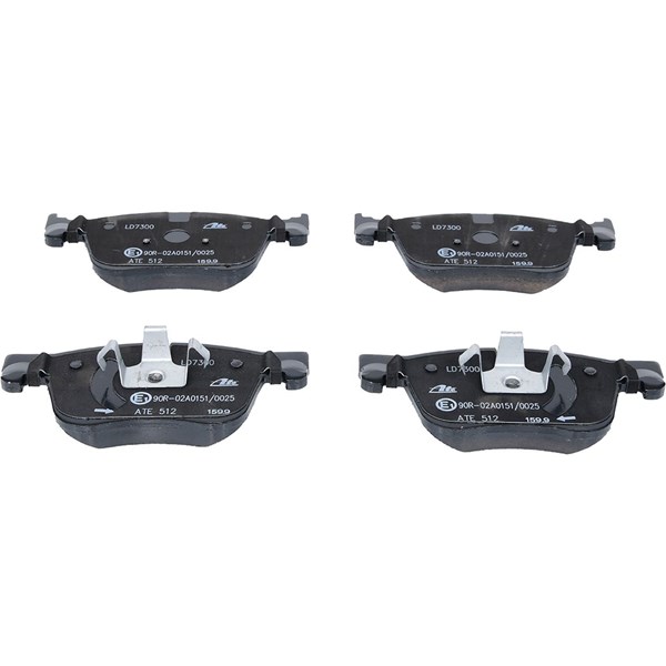 ATE Bromsbeläggsats, Framaxel Ate ceramic - P577549 - citroën, peugeot - OE 16 098 985 80, 16 124 123 80