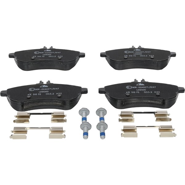 ATE Bromsbeläggsats, Framaxel Ate ceramic - P577552 - mercedes-benz - OE 005 420 08 20, 005 420 12 20, 005 420 15 20
