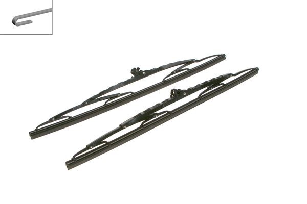 BOSCH Torkarblad, Förarsida, Passagerarsida Twin - P321152 - mercedes-benz - OE 126 820 03 45, 126 820 04 45, A 126 820 03 45