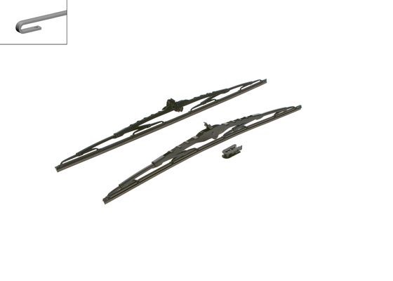 BOSCH Torkarblad, Förarsida, Passagerarsida Twin - P321170 - mercedes-benz, volvo, vw