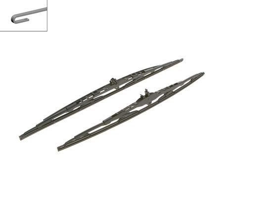 BOSCH Torkarblad, Förarsida, Passagerarsida Twin - P321171 - citroën, honda, hyundai, infiniti, kia, lexus, mercedes-benz, nissan, porsche, smart, toy