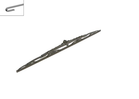 BOSCH Torkarblad, Fram, Förarsida Twin - P321196 - bmw, chevrolet, chrysler, citroën, dacia, daewoo, dodge, fiat, ford, ford usa, honda, hyundai, kia,
