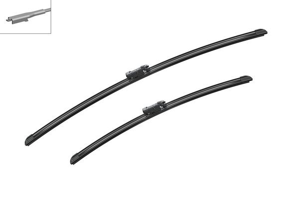 BOSCH Flatblade-torkarblad, Fram, Förarsida, Passagera - P321242 - mercedes-benz - OE 251 820 05 45, 251 820 06 45, A 251 820 05 45