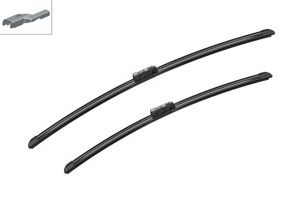 BOSCH Torkarblad, Fram, Förarsida, Passagerarsida - P321260 - citroën, fiat, opel, peugeot, toyota