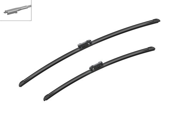 BOSCH Torkarblad, Fram, Förarsida, Passagerarsida - P321261 - citroën, opel, vauxhall - OE 6423 36, 6423 38, 93183142