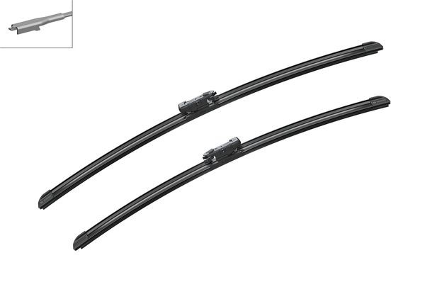 BOSCH Flatblade-torkarblad, Fram, Förarsida, Passagera - P321265 - smart fortwo cabrio, fortwo coupé - OE 451 824 04 26, A 451 824 04 26