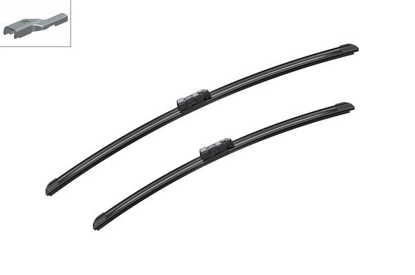BOSCH Flatblade-torkarblad, Fram, Förarsida, Passagera - P580229 - audi, bmw, ford, ford usa, hyundai, nio - OE 77 11 421 796, 8T1 955 425, 8T1 955 42