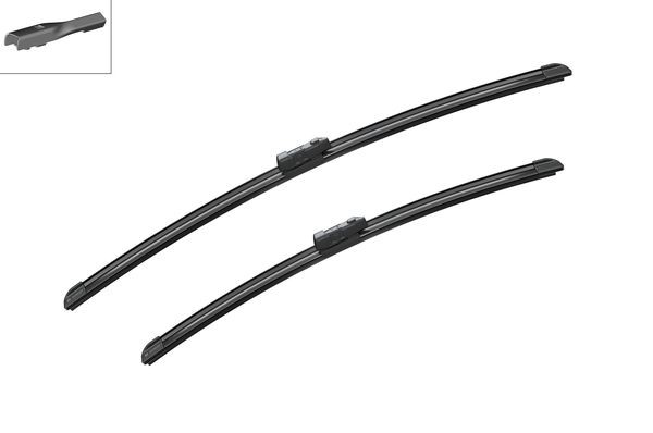 BOSCH Torkarblad, Fram, Förarsida, Passagerarsida - P321267 - audi, porsche, volvo