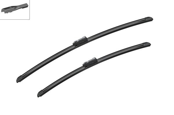 BOSCH Flatblade-torkarblad, Fram, Förarsida, Passagera - P321268 - audi, porsche, skoda, volvo
