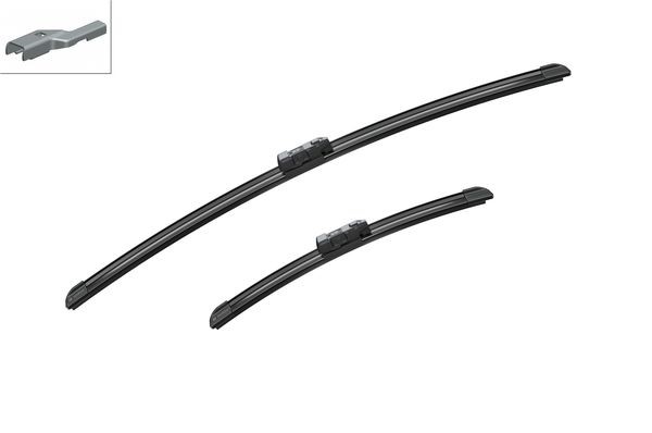 BOSCH Torkarblad, Fram, Förarsida, Passagerarsida - P321269 - abarth, fiat, ford, honda, renault - OE 51787567, 51787569, 51834996