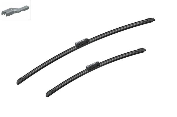 BOSCH Torkarblad, Fram, Förarsida, Passagerarsida - P321273 - alpina, bmw, fiat, ford, jaguar, land rover, maserati, nissan, opel, renault, vauxhall,
