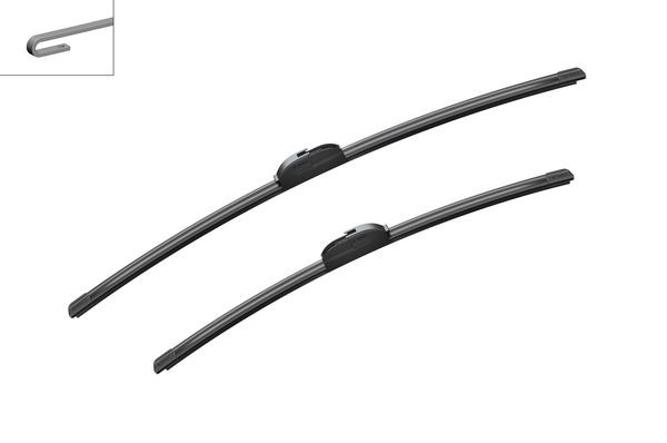 BOSCH Flatblade-torkarblad, Fram, Förarsida, Passagera - P321280 - honda civic hatchback viii, civic sedan ix, civic sedan viii - OE 76620-SMG-G01