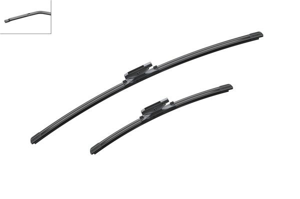 BOSCH Flatblade-torkarblad, Fram, Förarsida, Passagera - P321287 - citroën, renault - OE 28 89 000 01R, 28 89 000 03R, 6423 C4