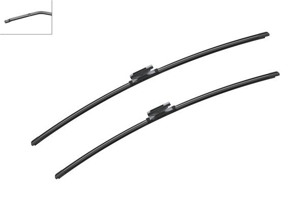 BOSCH Flatblade-torkarblad, Fram, Förarsida, Passagera - P321293 - citroën - OE 6423 70, 6423 71, 6423 72