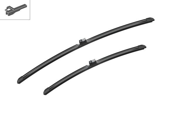 BOSCH Flatblade-torkarblad, Fram, Förarsida, Passagera - P321296 - alpina, bmw - OE 61 61 7 156 483, 61 61 7 170 570