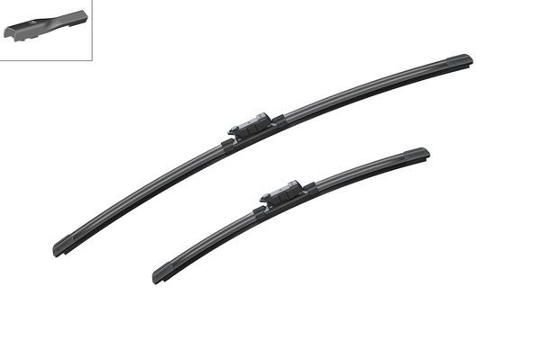 BOSCH Torkarblad, Fram, Förarsida, Passagerarsida - P321312 - audi, ds, opel, peugeot, seat, skoda, vw - OE 6R2 955 425 A, 6R2 955 426 A, 6R2 998 002