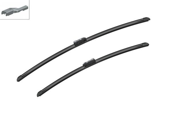 BOSCH Flatblade-torkarblad, Fram, Förarsida, Passagera - P321322 - opel meriva b minibus, minivan, meriva b van, vauxhall meriva mk ii - OE 93168521
