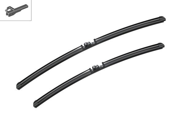 BOSCH Flatblade-torkarblad, Fram, Förarsida, Passagera - P321323 - vw phaeton - OE 3D1 955 425 H, 3D1 955 426 B