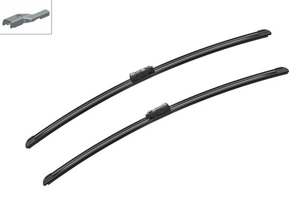 BOSCH Flatblade-torkarblad, Fram, Förarsida, Passagera - P321331 - chevrolet, opel, peugeot, vauxhall - OE 6423 N6, 6423 N7, 6423 N8