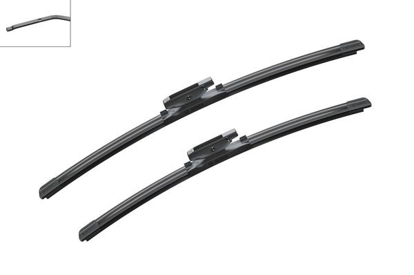 BOSCH Flatblade-torkarblad, Fram, Förarsida, Passagera - P321340 - renault clio ii, clio skåp/halvkombi ii - OE 28 89 012 86R, 28 89 079 51R