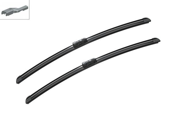 BOSCH Torkarblad, Fram, Förarsida, Passagerarsida - P580246 - mercedes-benz - OE 204 820 31 45, 212 820 17 00, A 204 820 31 45