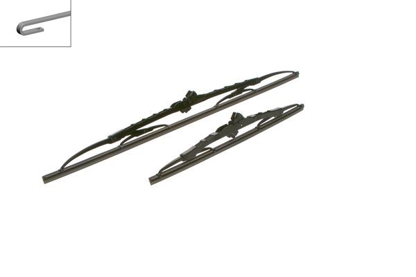 BOSCH Torkarblad, Förarsida, Passagerarsida Twin - P321430 - chevrolet, daihatsu, hyundai, mitsubishi, nissan, suzuki