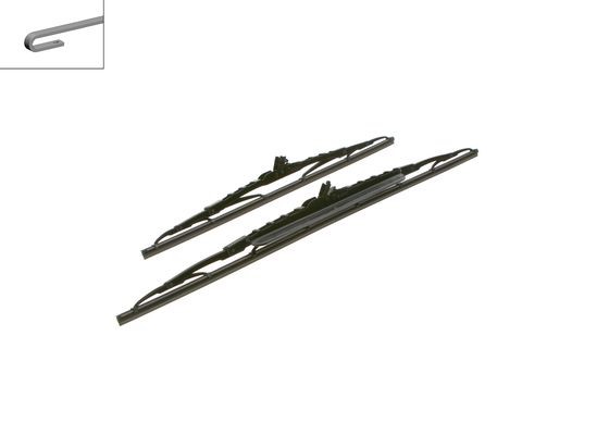 BOSCH Torkarblad, Fram, Förarsida, Passagerarsida Twin - P321433 - chevrolet cruze, cruze halvkombi, cruze station wagon - OE 96 910 777, 96 910 780