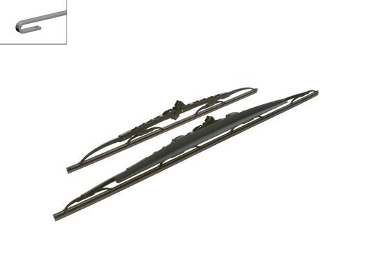 BOSCH Torkarblad, Fram, Förarsida, Passagerarsida Twin - P321438 - citroën, fiat, peugeot, toyota