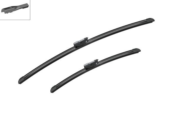 BOSCH Flatblade-torkarblad, Fram, Förarsida, Passagera - P580288 - skoda - OE 6V1 955 425 A, 6V1 955 426 A