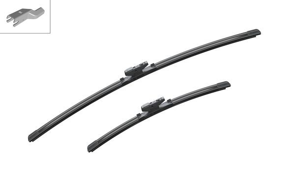 BOSCH Torkarblad, Fram, Förarsida, Passagerarsida - P801597 - lexus, subaru, toyota - OE 85212 78010, 8521278010, 85222 78010