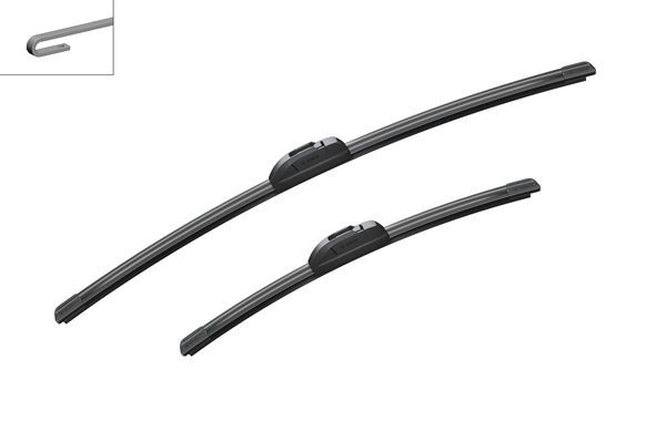 BOSCH Flatblade-torkarblad, Förarsida, Passagerarsida - P580289 - hyundai - OE 98350 C8100, 98360 1S100
