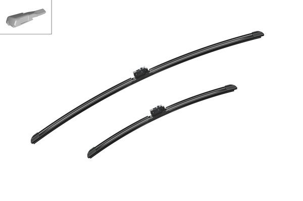 BOSCH Torkarblad, Fram, Förarsida, Passagerarsida - P801521 - mercedes-benz - OE 447 820 03 45, 447 820 54 00, A 447 820 03 45