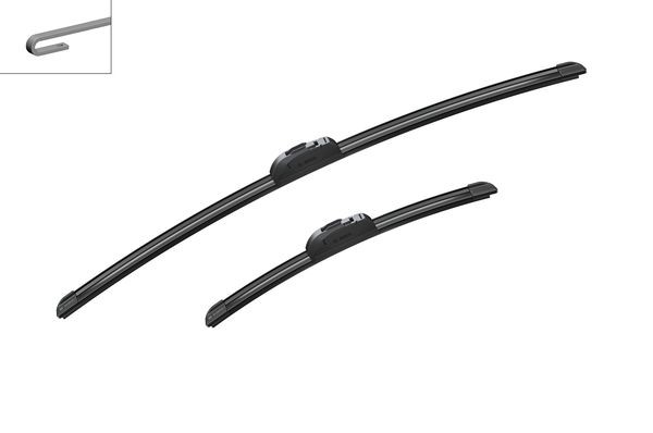 BOSCH Torkarblad, Förarsida, Passagerarsida - P801661 - honda jazz iv, jazz v, nissan micra v