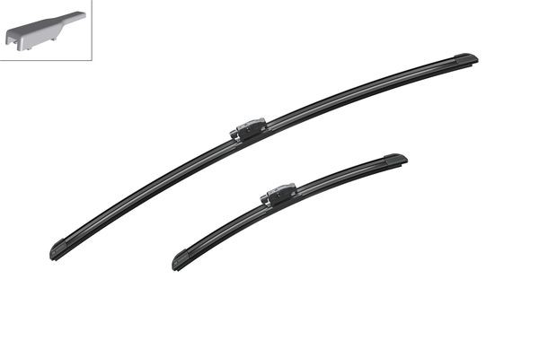 BOSCH Torkarblad, Fram, Förarsida, Passagerarsida - P801599 - renault captur i - OE 28 89 076 30R