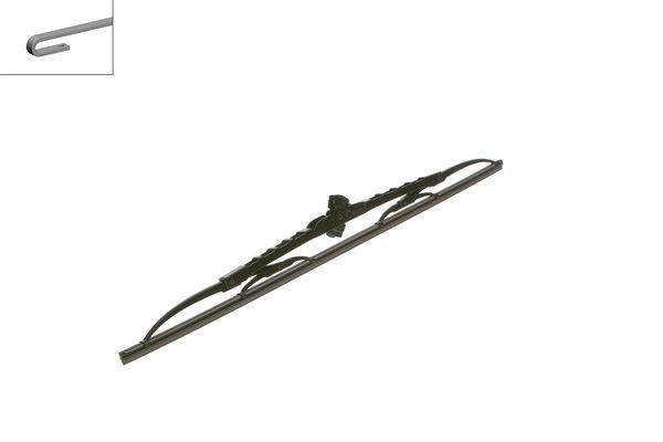 BOSCH Torkarblad, Fram, Passagerarsida Twin - P321483 - citroën, daf, fiat, ford, mercedes-benz, nissan, peugeot, renault, vw